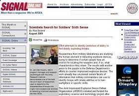 '美国陆军研究所的心理学家珍妮弗·墨菲博士(Dr. Jennifer Murphy)是IED-2项目的负责人,她率领的团队共二十多人,秘密开发士兵第六感能力。(网络截图)'