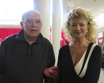 图11:比利时前内阁高级官员Christiane和Daniel夫妇非常激动地说:“太了不起了,我还想再看一遍,如果神韵去别的地方演出或再来比利时,我还要再看,我发誓!我发誓!”