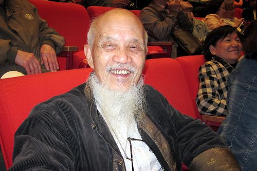 图9:国立师范大学美术学系名誉教授、当代国宝级国画家郑善禧。