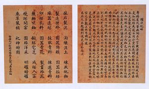 图5 清代《陶冶图》上瓷器制作的20个步骤