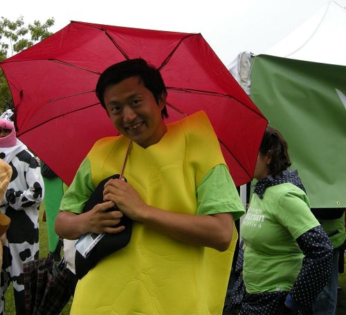 韩国裔的青年Chris表示，听天国乐团演奏让他有一种重生的感觉。