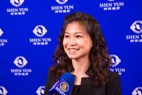 '图7:音乐教师韦纪妤推崇神韵是天上的音乐'