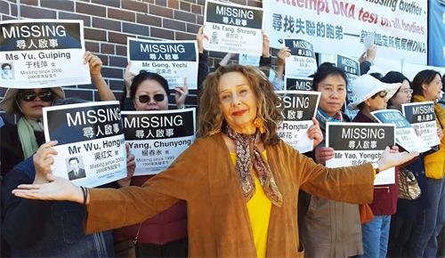 '图5:人权关注者约瑟芬(Josephine?Wolansky?)表示:尸体展让真相越来越多的浮现出来'