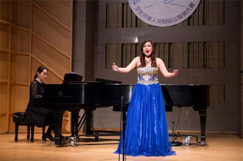 '图5：女声组银奖获得选手王佩颖，十一月十日在新<span