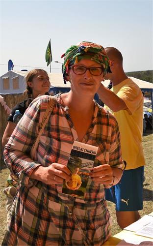 '图23:Agnieszka女士谴责中共迫害'