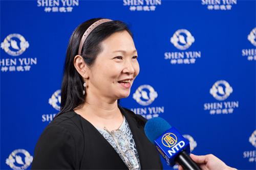 图3:屏东大学音乐系副教授叶乃菁推崇神韵文化底蕴,顺天应人。