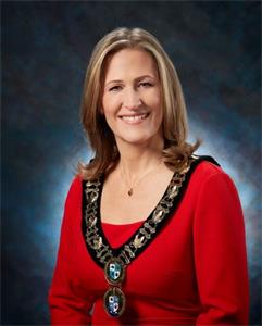 '图26:安省伯灵顿市(Burlington)市长玛丽安娜‧米德‧沃德(Marianne Meed Ward)'