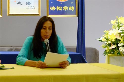 '图13：来自佛罗伦萨的画家蒂亚娜（Diana）交流了自己在推广和参加新<span