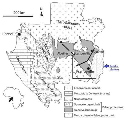'图9:东加蓬大地块(Jean-Yves Renaud, 2017)'