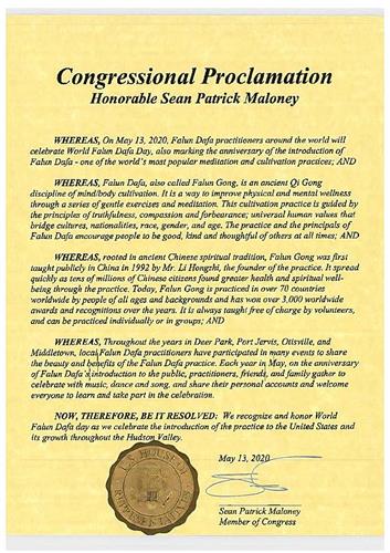 '图3:纽约第十八选区国会议员肖恩·马洛尼(Sean