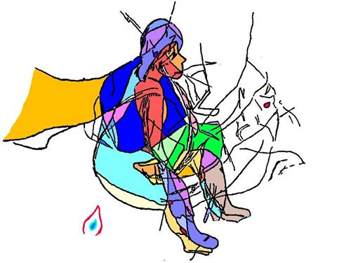 '图20:法国岩洞壁画之一'