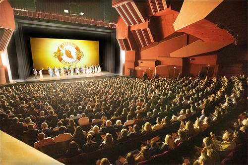 图2:二零二二年五月二十二日,神韵环球艺术团本年度在美国加州橙县柯斯塔梅莎橙县表演艺术中心(Segerstrom Center for the Arts)的第八场也是最后一场演出,以一票难求的火爆票房落幕。(大<span style='max-width:0px!important;margin-left:-4px;color:#eee!important;'>.</span>纪<span style='max-width:0px!important;margin-left:-4px;color:#eee!important;'>.</span>元<span style='max-width:0px!important;margin-left:-4px;color:#eee!important;'>;</span>)