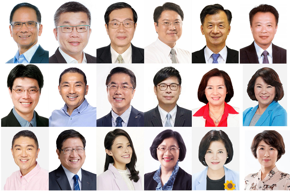 图1:神韵到来之前,台湾近七十位中央政府官员与各级地方政要相继发出褒奖贺词,迎接神韵。