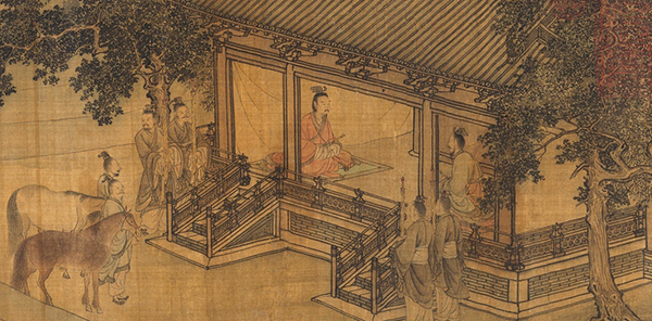 《晋文公复国图》。(公有领域)