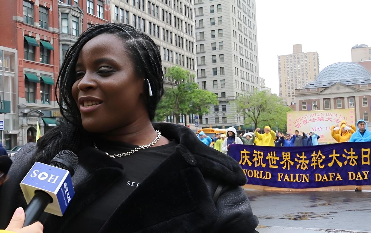 '图25:凯利拉·梅迪(Kayla Medi)支持法轮功。'