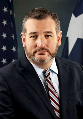 '图1:美国联邦参议员泰德·克鲁斯(Ted Cruz)'