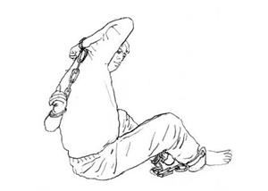 '酷刑演示：背铐'