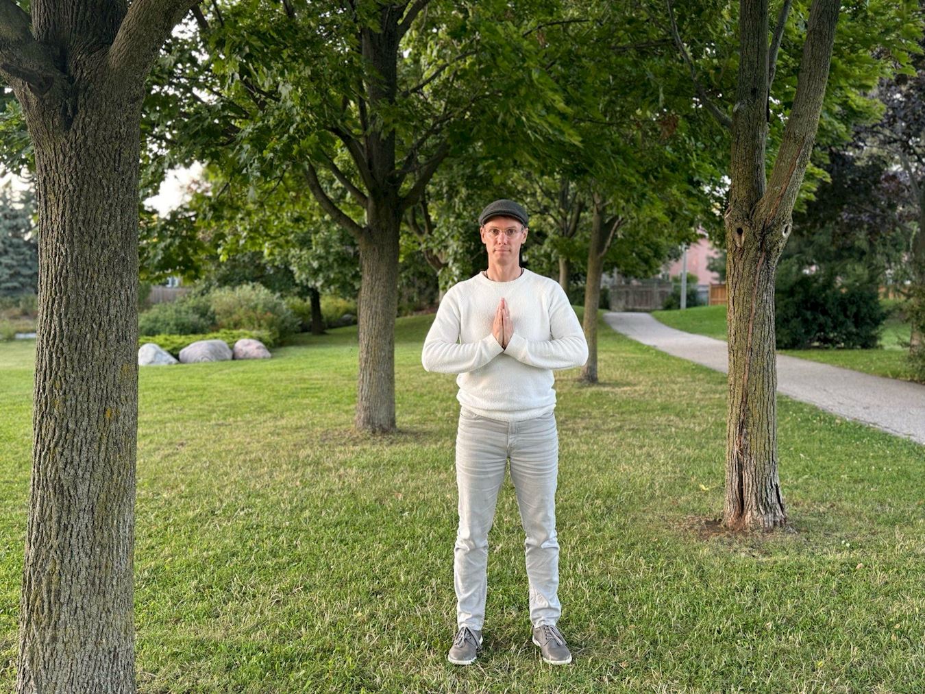 '图3:克里斯感谢师父在无望时带给他希望。'