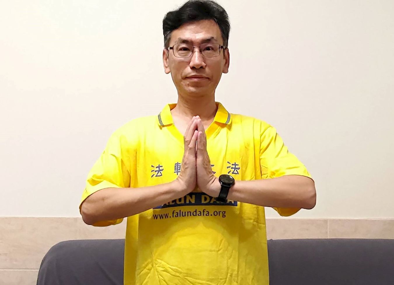 '图1:吴国瑞校长表示修炼就是要从日常细节实践真善忍。'