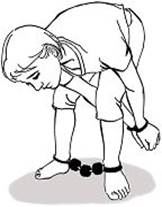 '中共酷刑演示:手铐脚镣'