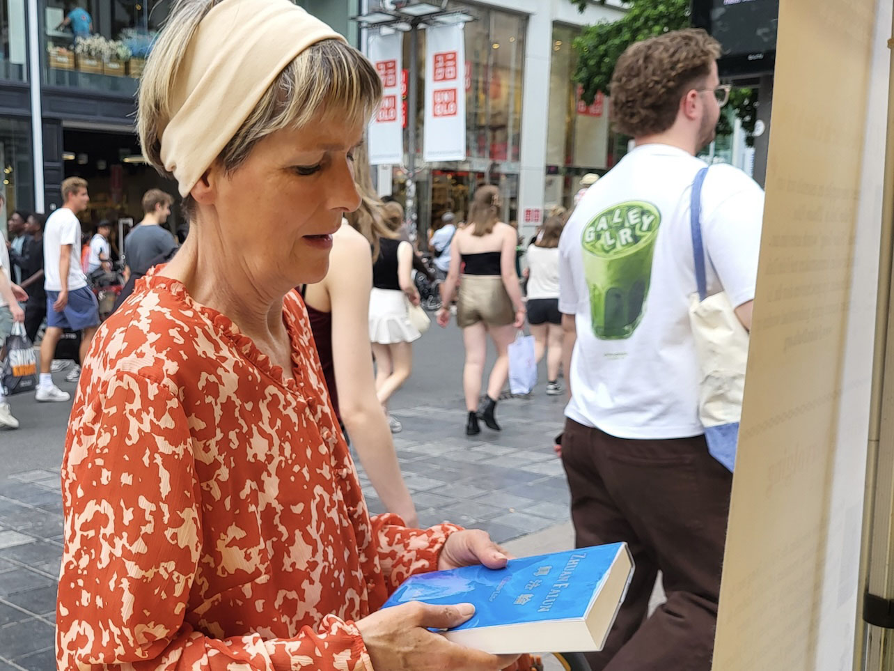 图4:琳达说:作为护士更能体会真善忍价值的重要